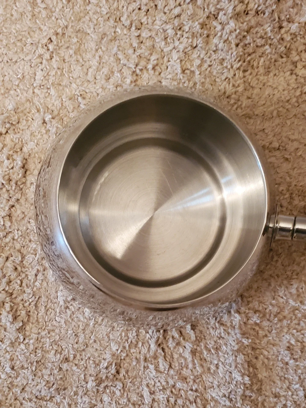 Fondue Pot Stainless Steel  with Wooden Handle